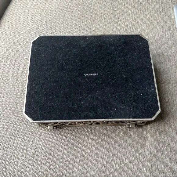 Vintage 70's Godinger Silver Jewelry Box